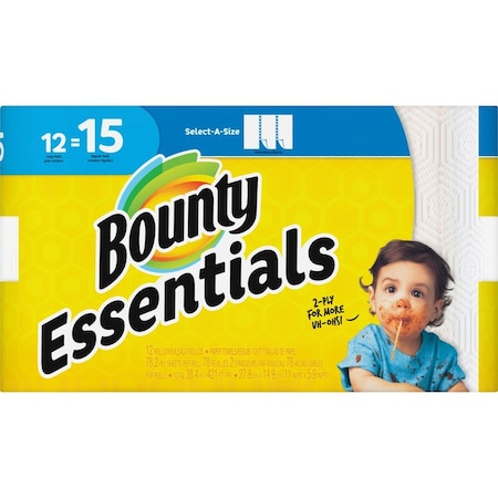 Bounty Select-A-Size Paper Towel Paper Towels, White